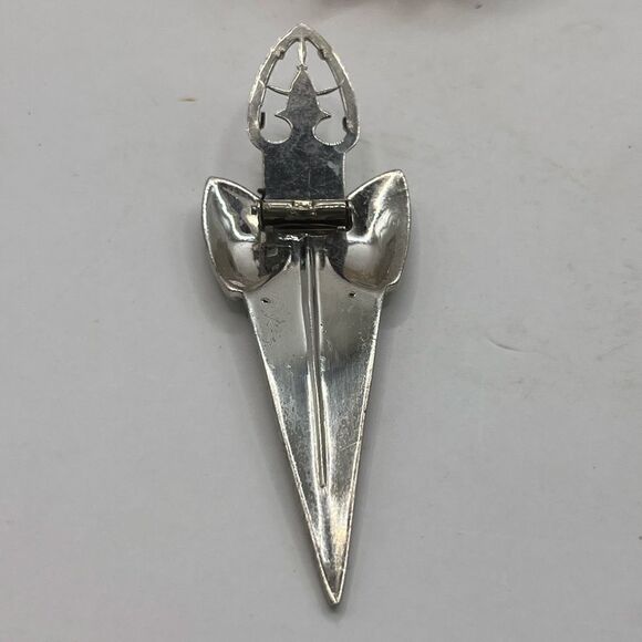 VTG rhinestone Bow fur clip. - Picture 3 of 6